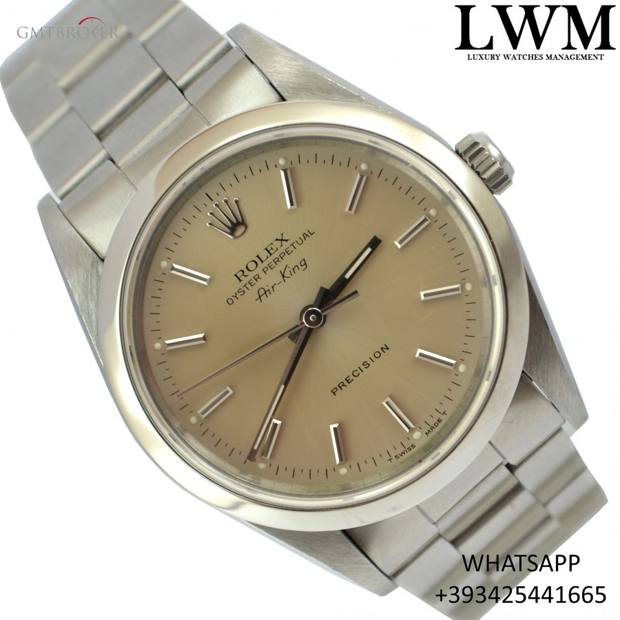 Rolex Air King 14000 silver dial 1991 14000 825479