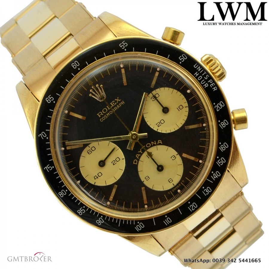 Rolex Cosmograph 6241  6239 Daytona black dial yellow g 6241 800730