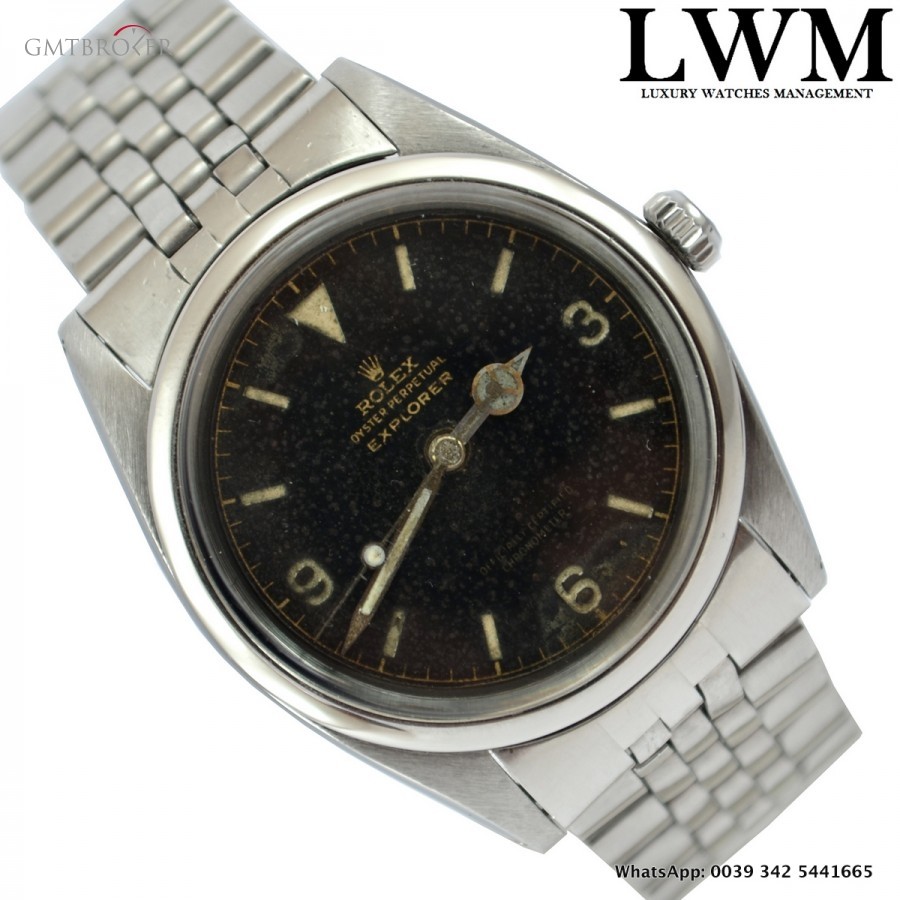 Rolex Explorer 5504 Big Size glossy gilt chapter ring 5504 802125