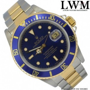Rolex Submariner 16613 Date blue dial Full Set 1992s 16613 742753
