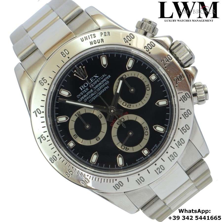 Rolex Daytona 116520 serial M black dial Full Set 116520 838180
