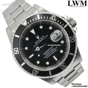 Rolex Submariner 16610 Date U Serial Luminova 199 16610 852044
