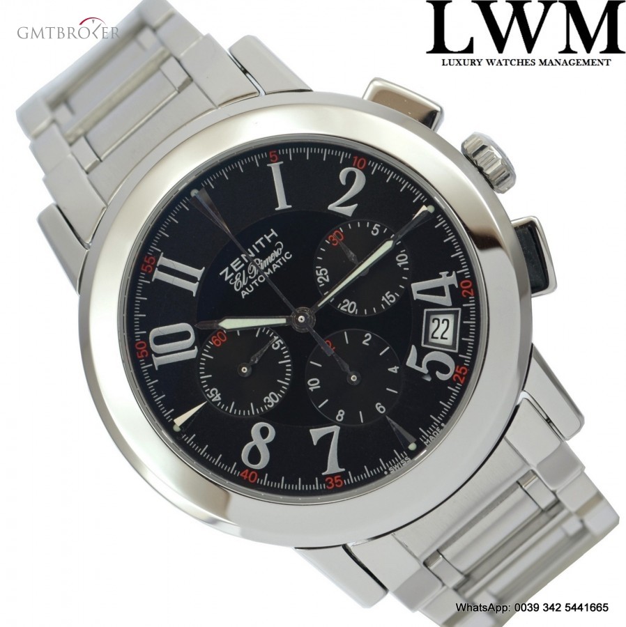 Zenith Port Royal V 01020450400 El Primero cronografo 0102.0450.400 766860