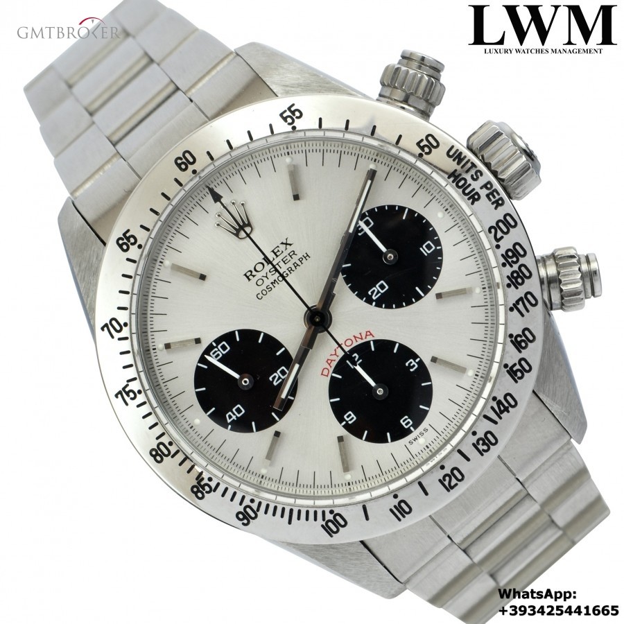 Rolex Cosmograph 6265 Silver Big Red Daytona Full 6265 847538