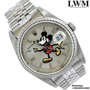 Rolex Datejust 16220 Mickey Mouse Silver dial 19 16220 848297