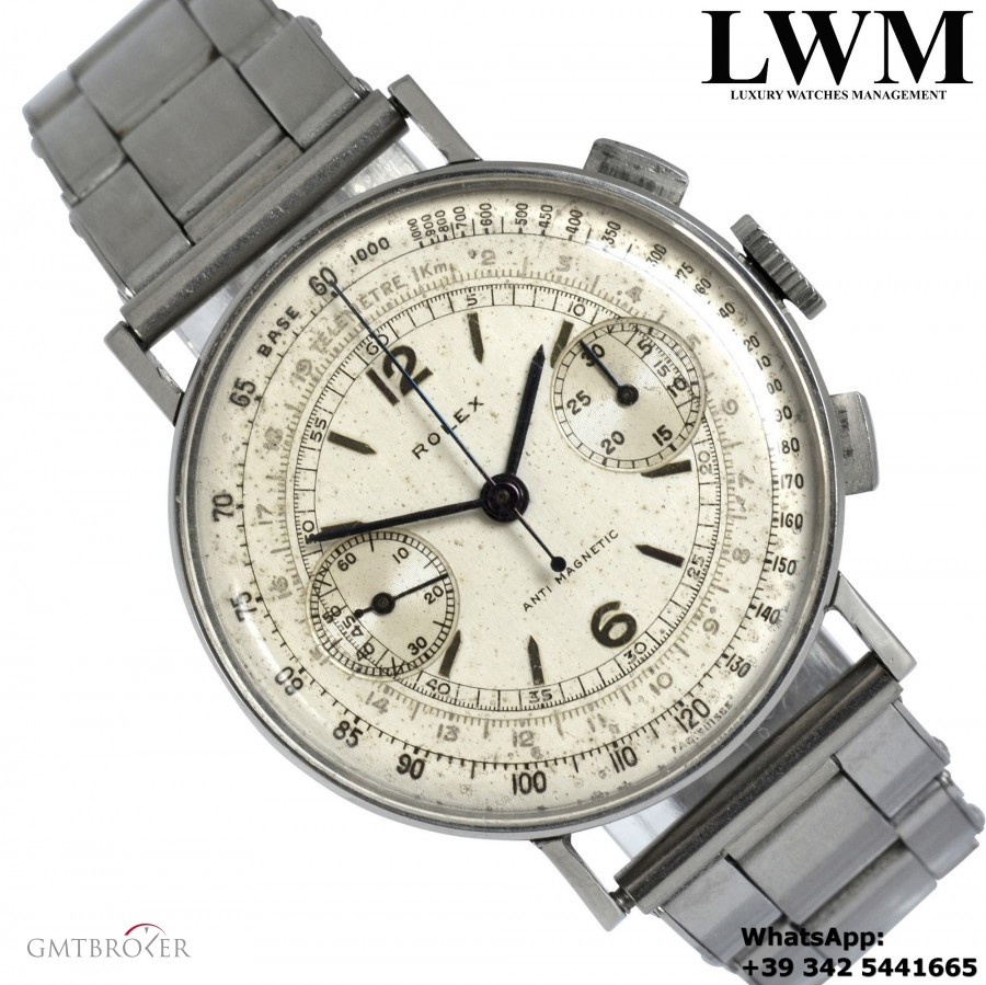 Rolex Chronograph 3484 Antimagnetic silver dial 1 3484 889847