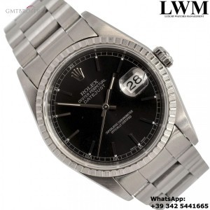 Rolex Datejust 16200 black dial Full Set 1996 16200 894437