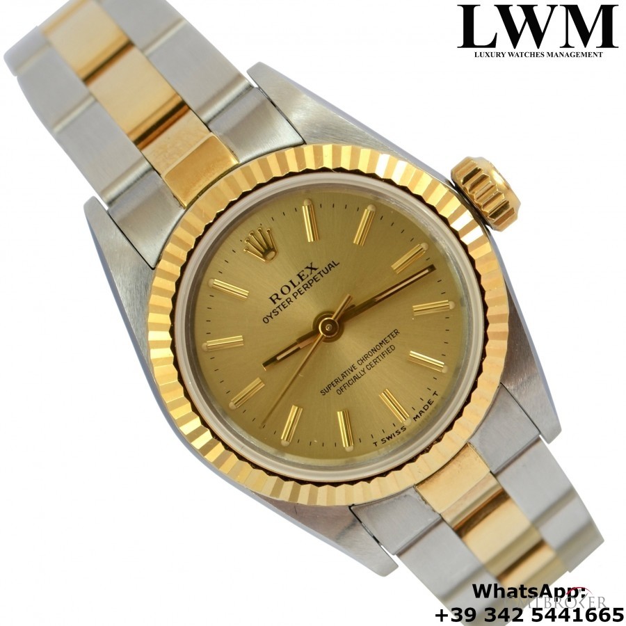 Rolex Oyster Perpetual 67193 Ladies champagne dia 67193 836389