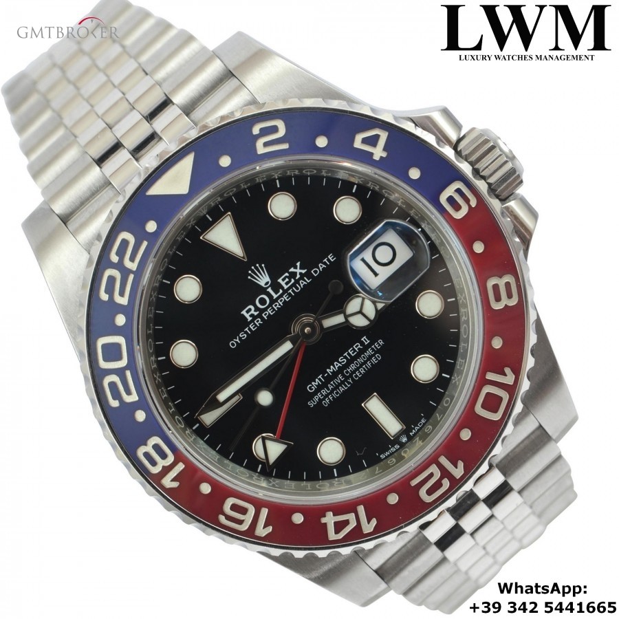 Anonimo ROLEX  GMT Master II 126710BLRO NEW Full Set 2018 126710BLRO 838942