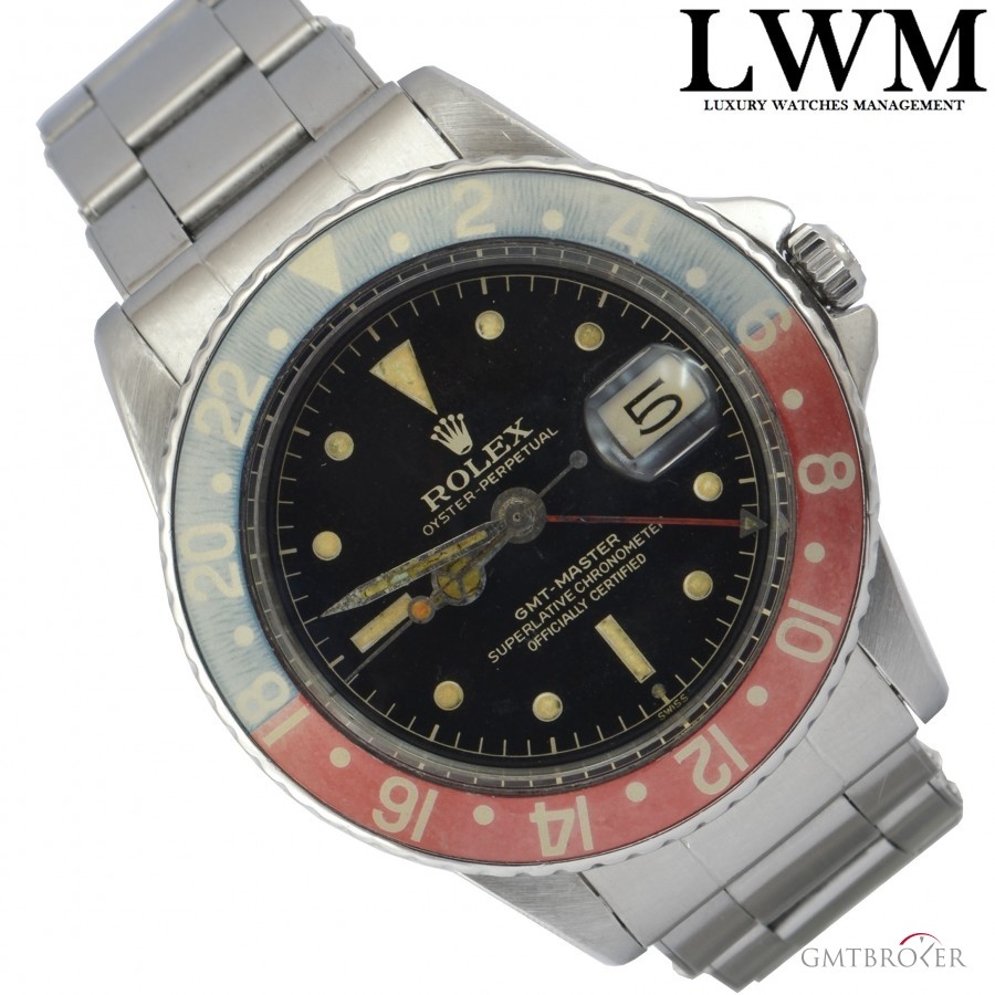 Rolex GMT Master 1675 PCG Gilt Chapter Ring Excla 1675 830777