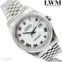 Rolex Datejust 16234 White Romans dial Never Pol