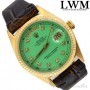Rolex Day-Date 18038 President Stella green diamond Full