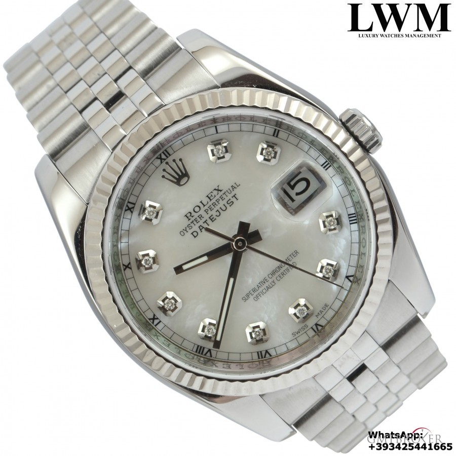 Rolex Datejust 116234 Mother of Pearl diamonds di 116234 847082