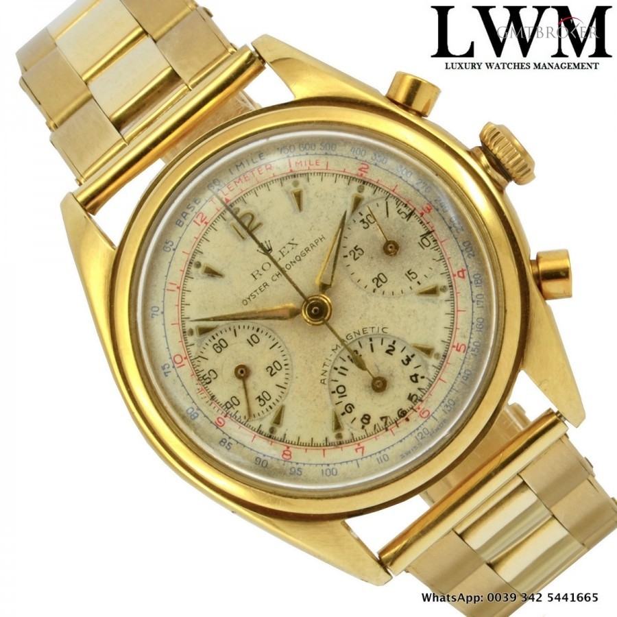 Rolex Chronograph 4537 Pre Daytona yellow gold 18KT very 4537 747951