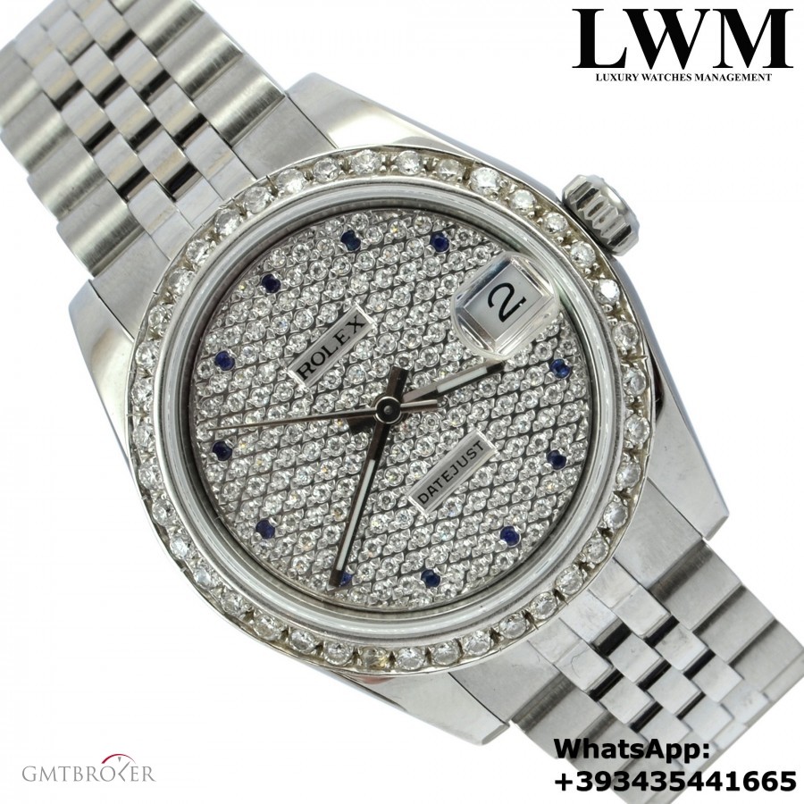 Rolex Datejust 178274 diamonds dial bezel jubile 178274 863756