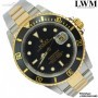 Rolex Submariner 16613 Date black dial Never poli