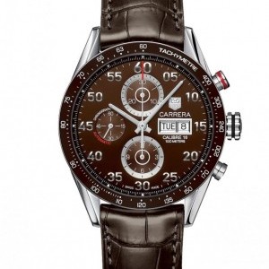 TAG Heuer CARRERA DAY-DATE CALIBRE 16 CHRONOGRAPH BROWN DIAL V2A12.FC6236 322497