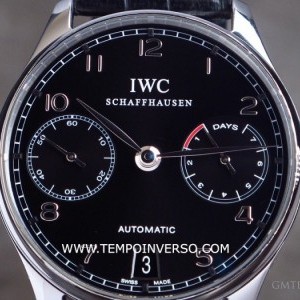 IWC 7-days power reserve Black dial Box  Paper 5001.09 489403