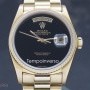 Rolex Yellow gold 18K Onyx black dial box and paper