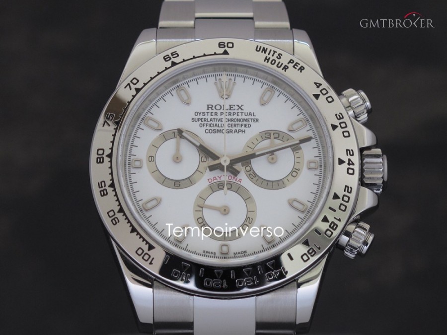 Rolex Classic white APH dial Chromalight latest series f 116520RandomChroma 873896