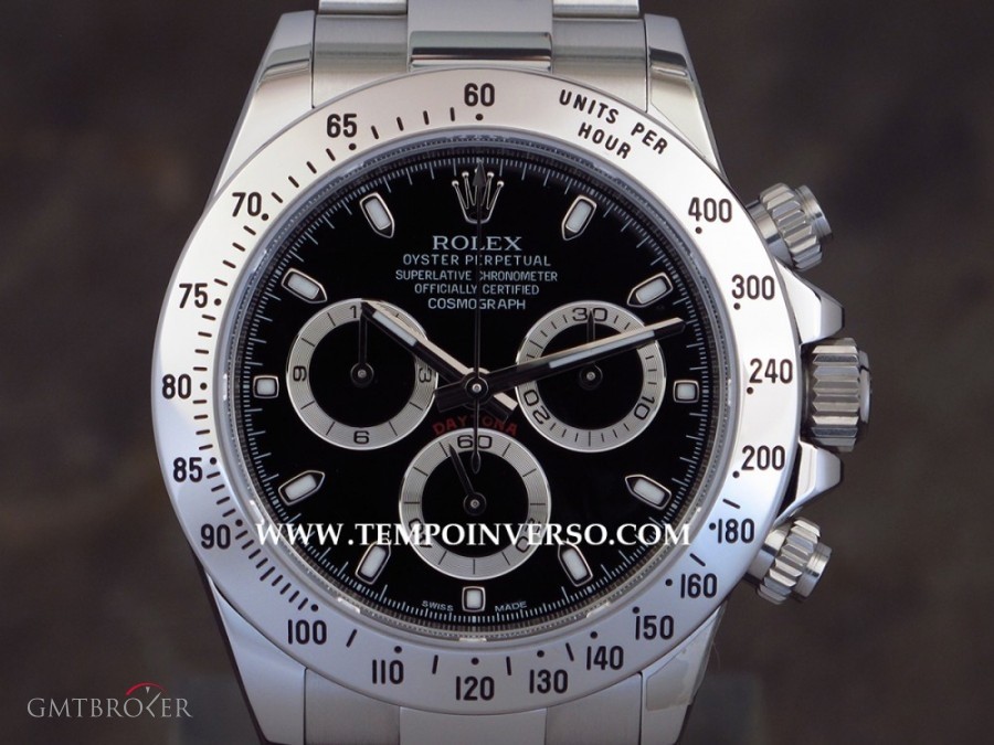 Rolex Cosmograph steel black dial full set unused 116520 613593