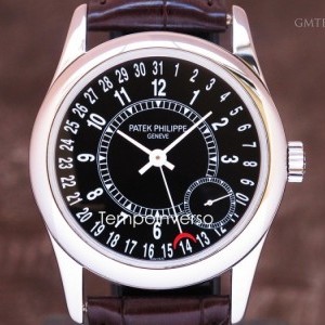 Patek Philippe White gold black dial Hallmark of Geneva full set 6000G001 771791