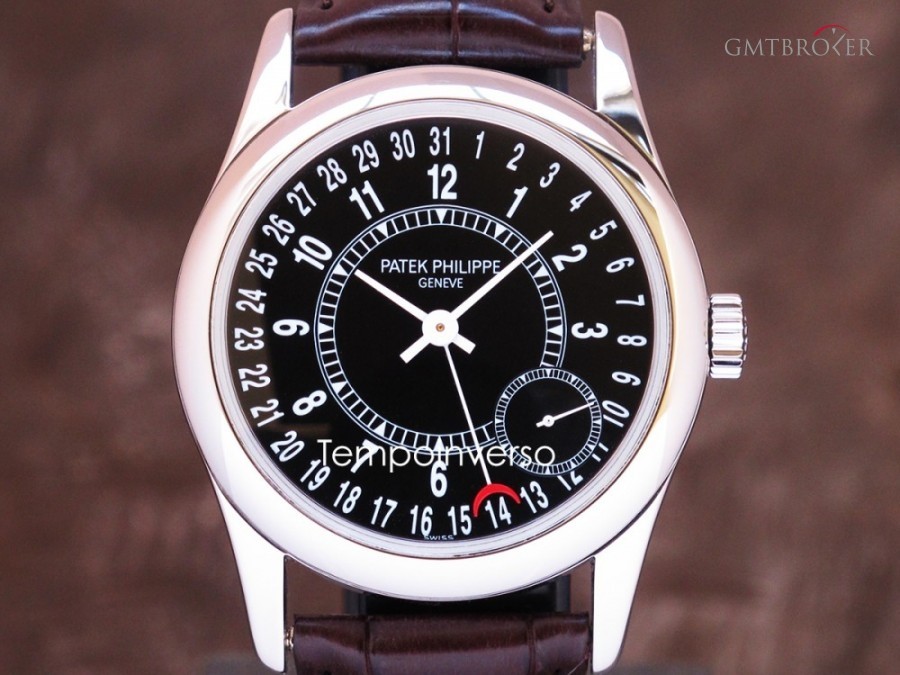 Patek Philippe White gold black dial Hallmark of Geneva full set 6000G001 771791
