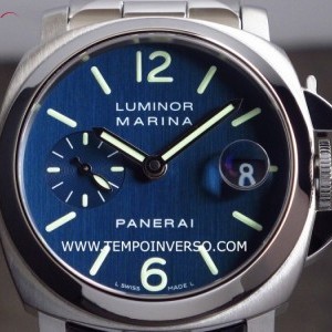 Panerai Marina Automatic blue dial 40mm full set  full ser PAM120ISeries 474015