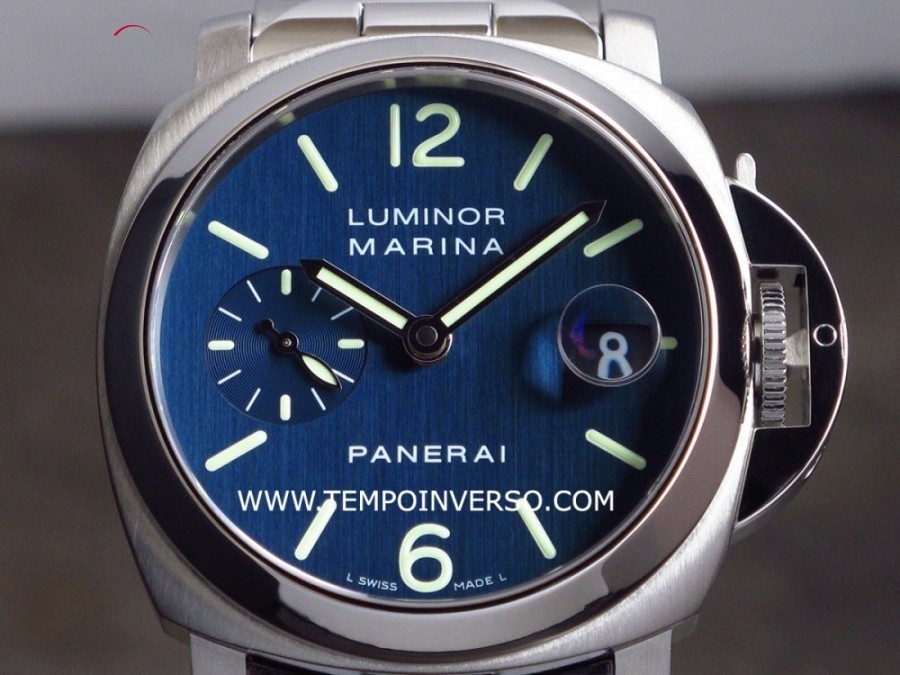 Panerai Marina Automatic blue dial 40mm full set  full ser PAM120ISeries 474015