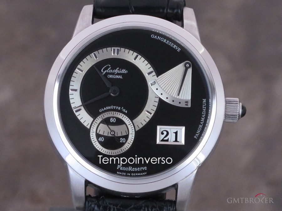 Glashütte Original Black dial 39mm platinum PT950 limited edition ful 6501030304 765958