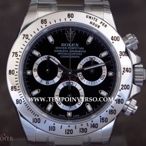 Rolex Cosmograph full steel black dial full set unused 116520Random 573199