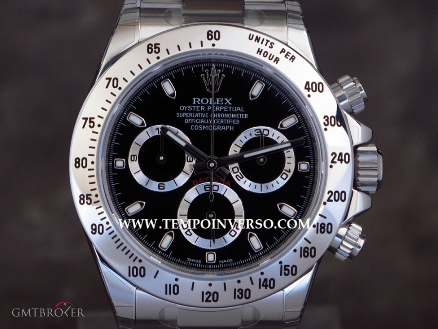 Rolex Cosmograph full steel black dial full set unused 116520Random 573199