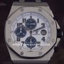 Audemars Piguet Navy with AP Tour de France auto Aligator strap fu