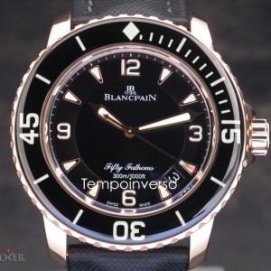 Blancpain Auto Rose Gold full serviced 2018 Box   certificat 5015363052 850124