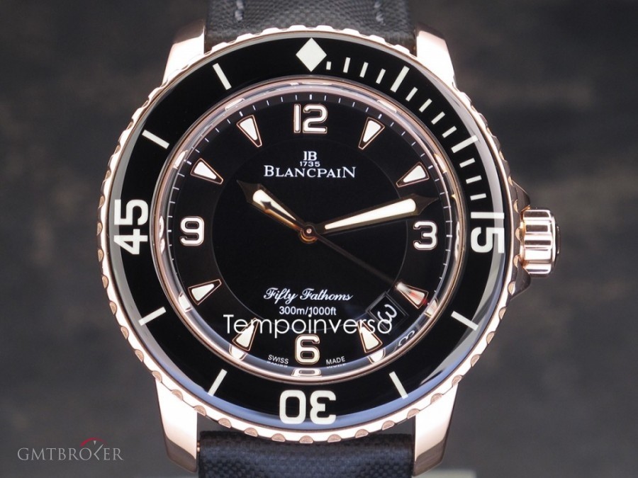 Blancpain Auto Rose Gold full serviced 2018 Box   certificat 5015363052 850124