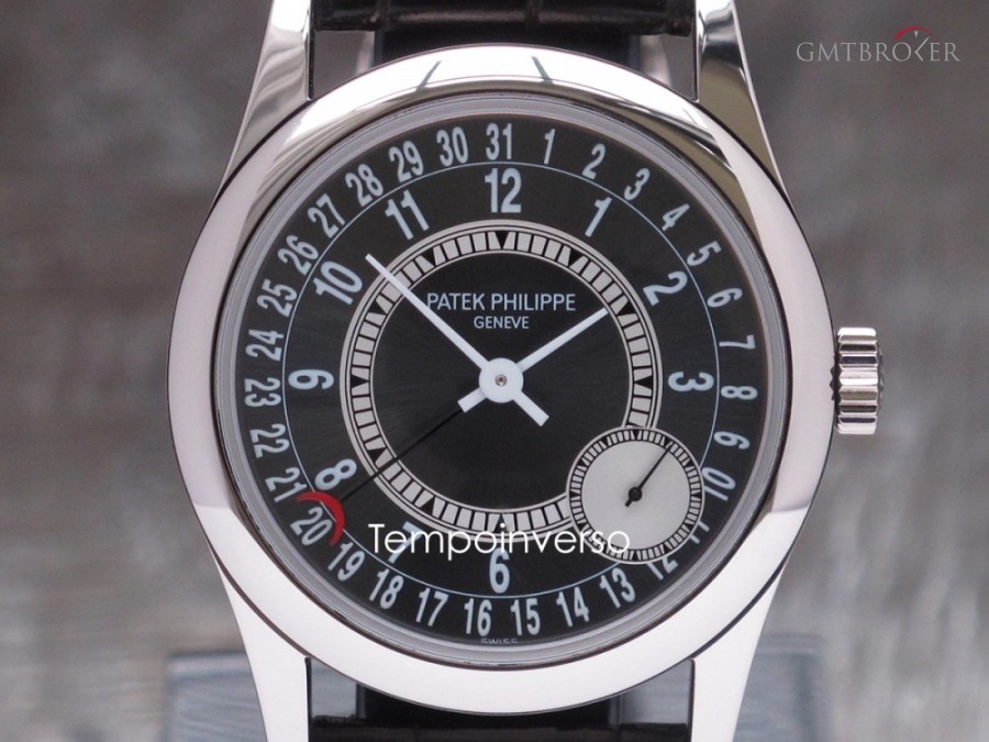 Patek Philippe White gold slate grey dial full set 6000G010 783236