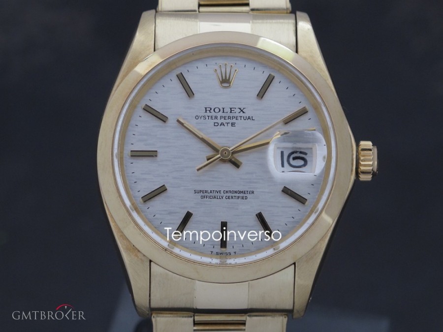 Rolex Oyster perpetual date Yellow gold 14K full set NOS 1500 891524