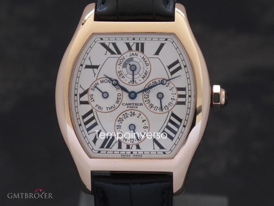 Cartier Perpetual calendar GMT rose gold Collection Prive 2666W1542851 831671