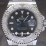 Rolex 40 Rhodium dark grey dial full set
