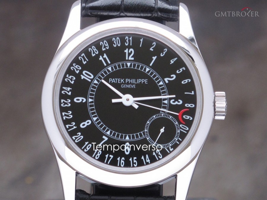 Patek Philippe White gold black dial Hallmark of Geneva full set 6000G001 781802
