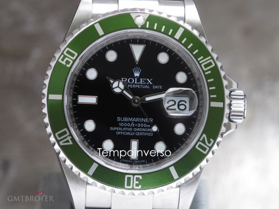Rolex Date green 50th anniversary full set 16610LVVseries 811694
