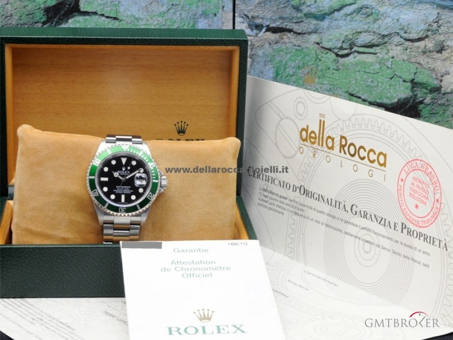 Rolex Submariner Date Green Bezel 50th 16610LV 16610LV 223597