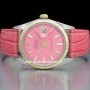 Rolex Datejust vetro plastica quadrante rosa Ref.1601