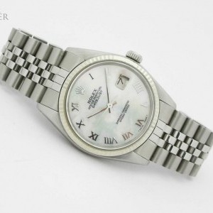 Rolex Datejust ref 16014 Plexy Quadrante Madreperla 16014 593757