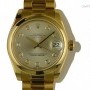 Rolex Datejust Medium 31mm Gelbgold Prsident Armband Dia