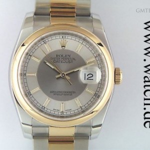 Rolex Datejust 36mm StahlGelbgold Oyster Armband Ref 116 116203 107443