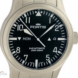 Fortis B-42 Flieger Day Date Stahl Automatik 42mm UVP 145 655.10.11.M 112009
