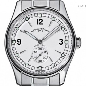 Revue Thommen Sport 50s Stahl Automatik Manufakturwerk GT55 36mm 15001.2132 127207
