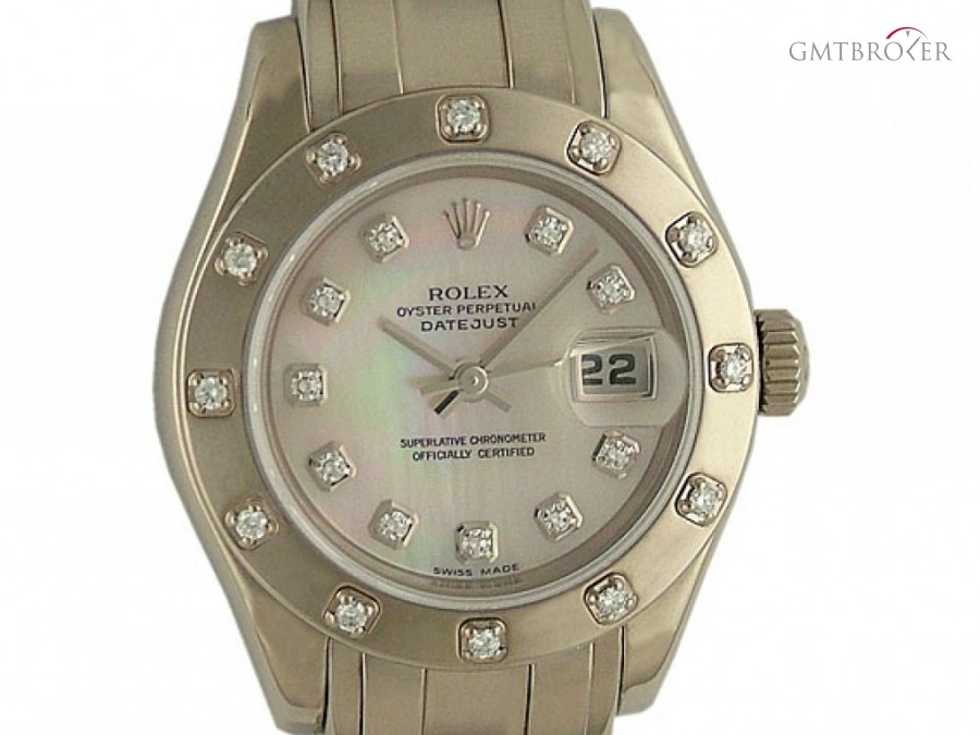 Rolex Datejust Lady 29mm Weigold Pearlmaster Armband Dia 80319 113077