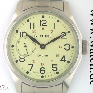 Glycine KMU 48 Handaufzug 48mm Neu 3788.15AP 104423